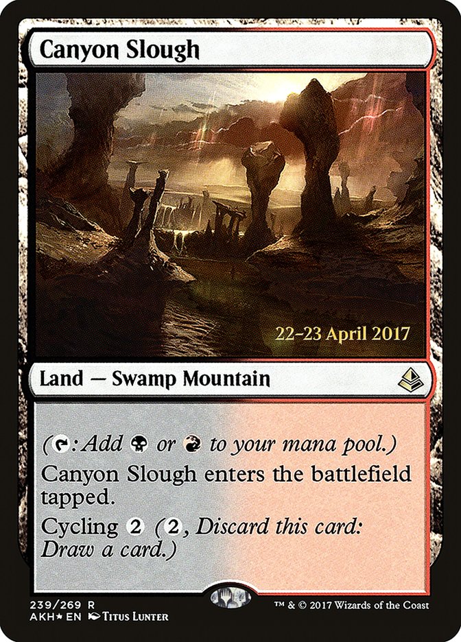 Canyon Slough  [Amonkhet Prerelease Promos] | Gamer Loot