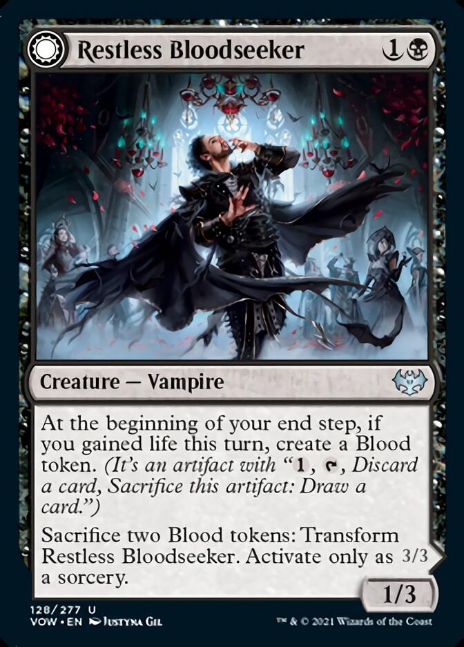 Restless Bloodseeker // Bloodsoaked Reveler [Innistrad: Crimson Vow] | Gamer Loot