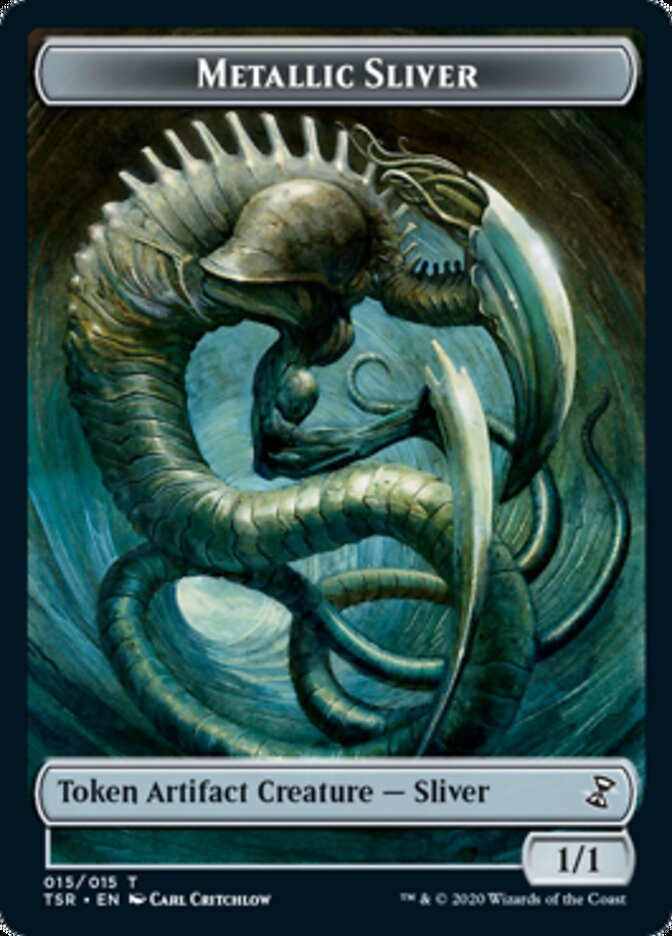 Metallic Sliver Token [Time Spiral Remastered Tokens] | Gamer Loot