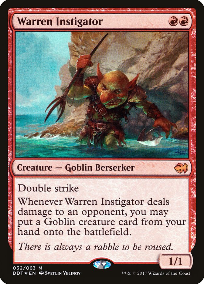 Warren Instigator [Duel Decks: Merfolk vs. Goblins] | Gamer Loot