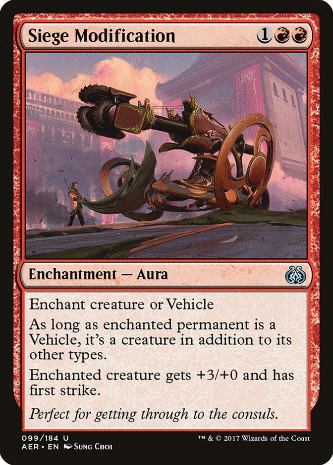 Siege Modification [Aether Revolt] | Gamer Loot