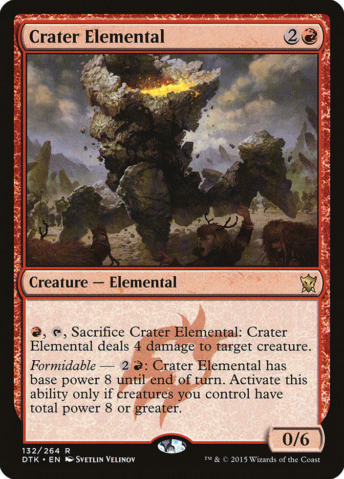 Crater Elemental [Dragons of Tarkir] | Gamer Loot