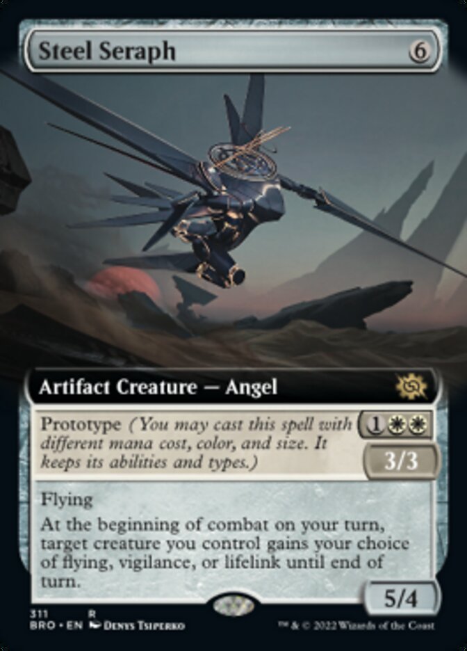 Steel Seraph (Extended Art) [The Brothers' War] | Gamer Loot