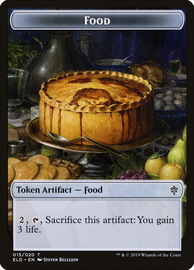 Food (015/020) [Throne of Eldraine Tokens] | Gamer Loot