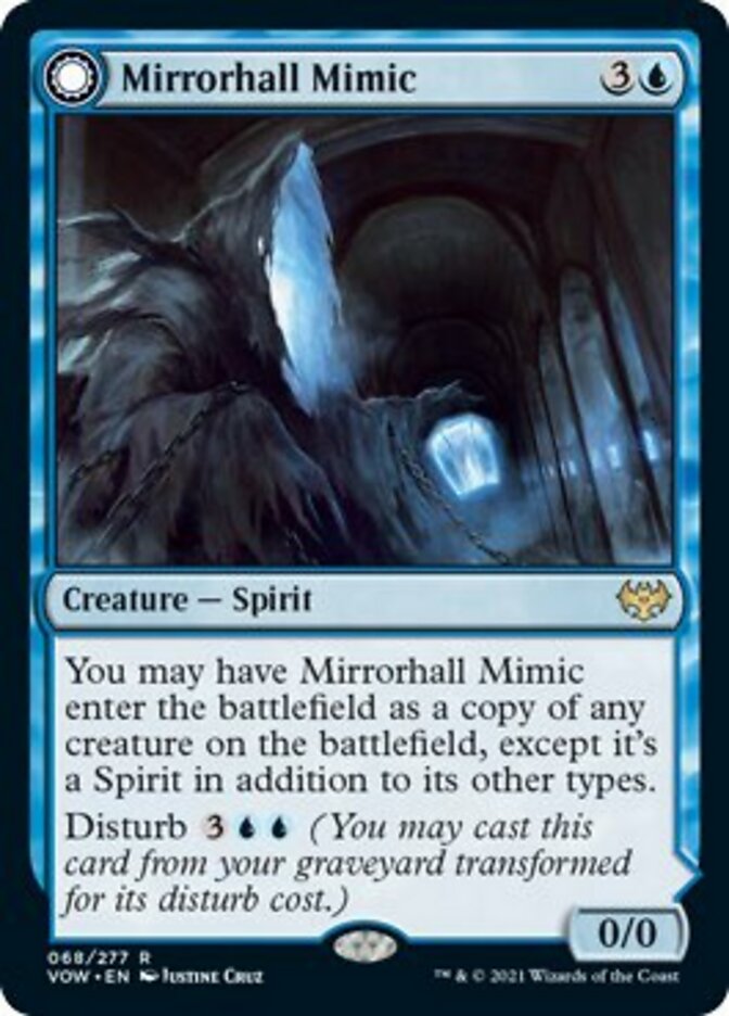 Mirrorhall Mimic // Ghastly Mimicry [Innistrad: Crimson Vow] | Gamer Loot