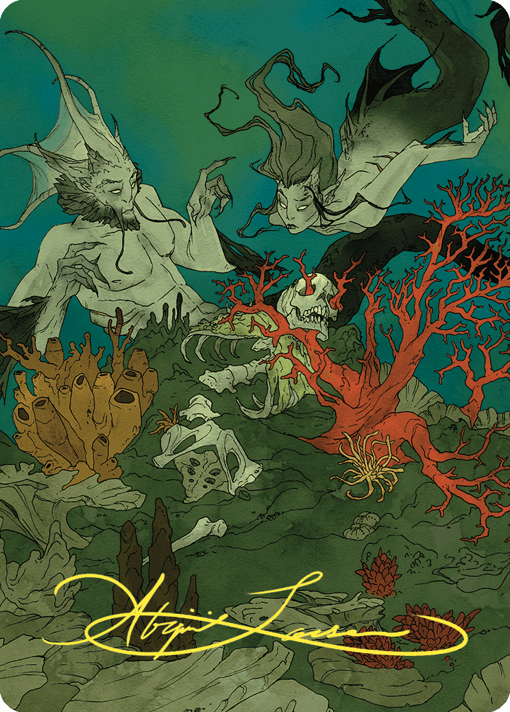 Curiosity Art Card (Gold-Stamped Signature) [Wilds of Eldraine Art Series] | Gamer Loot