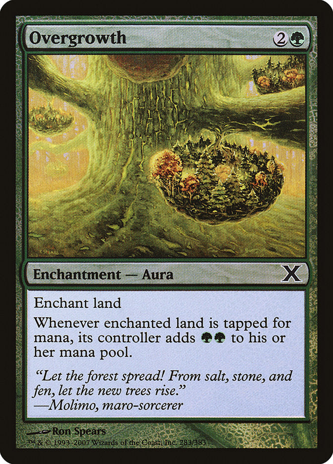 Overgrowth (Premium Foil) [Tenth Edition] | Gamer Loot