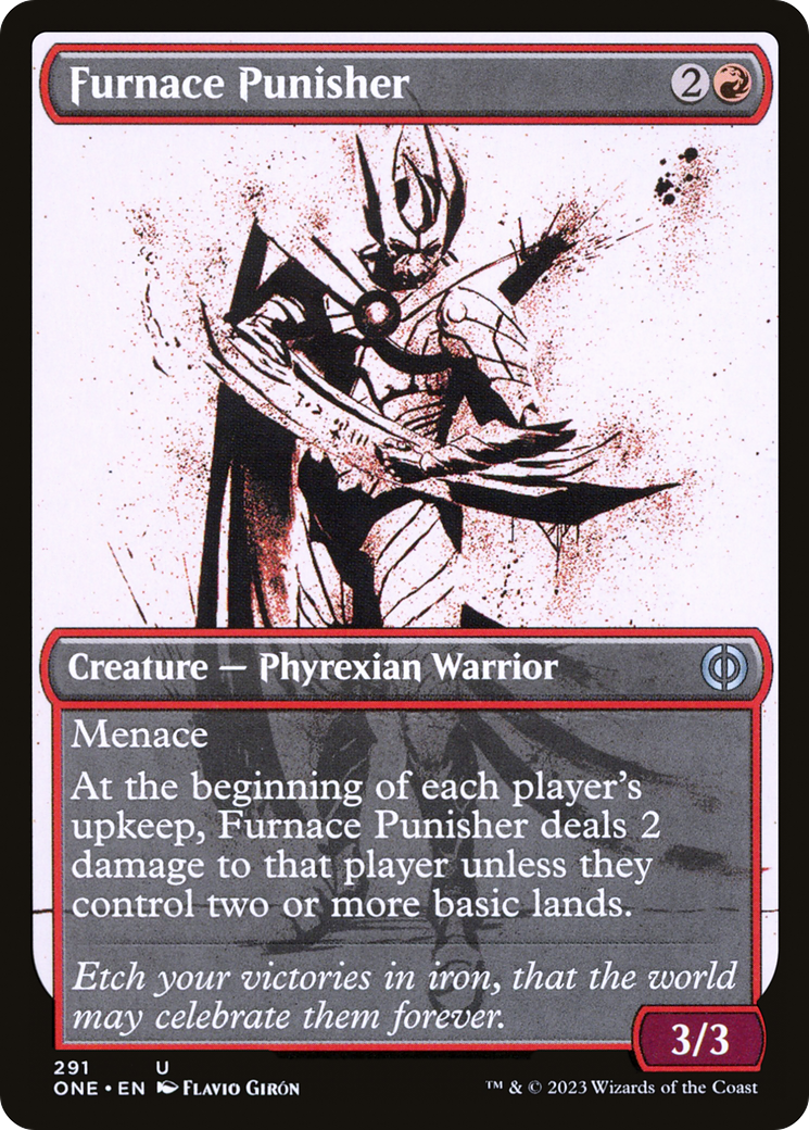 Furnace Punisher (Showcase Ichor) [Phyrexia: All Will Be One] | Gamer Loot