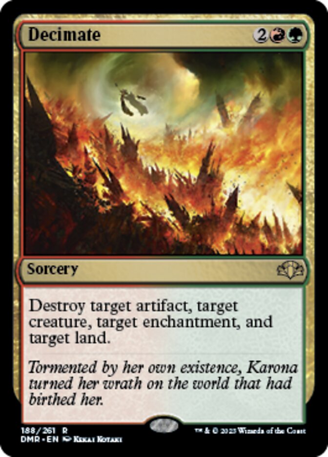 Decimate [Dominaria Remastered] | Gamer Loot