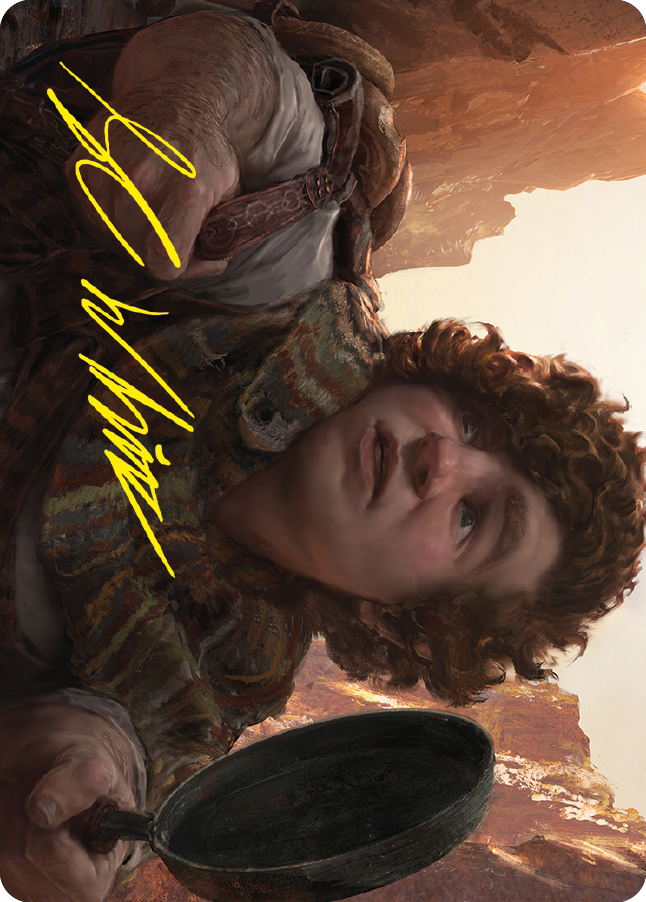 Sam, Loyal Attendant Art Card (Gold-Stamped Signature) [The Lord of the Rings: Tales of Middle-earth Art Series] | Gamer Loot
