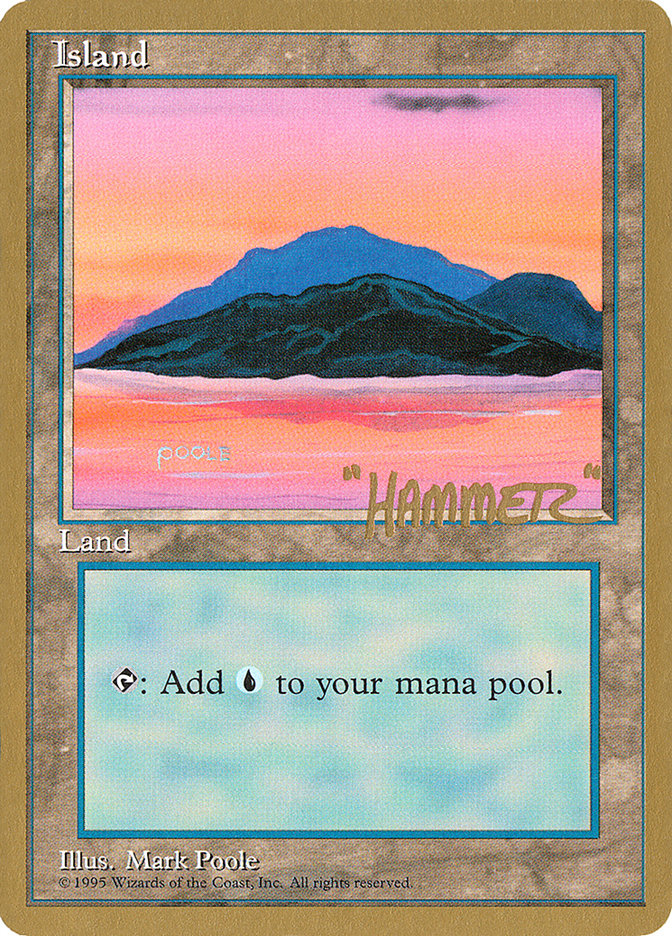 Island (shr369) (Shawn "Hammer" Regnier) [Pro Tour Collector Set] | Gamer Loot