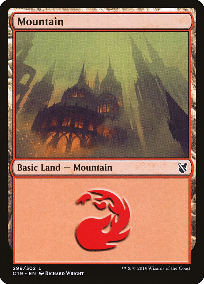 Mountain (299) [Commander 2019] | Gamer Loot