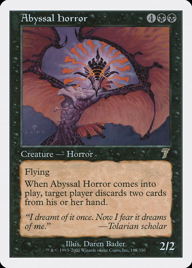 Abyssal Horror [Seventh Edition] | Gamer Loot