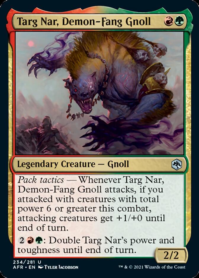 Targ Nar, Demon-Fang Gnoll [Dungeons & Dragons: Adventures in the Forgotten Realms] | Gamer Loot