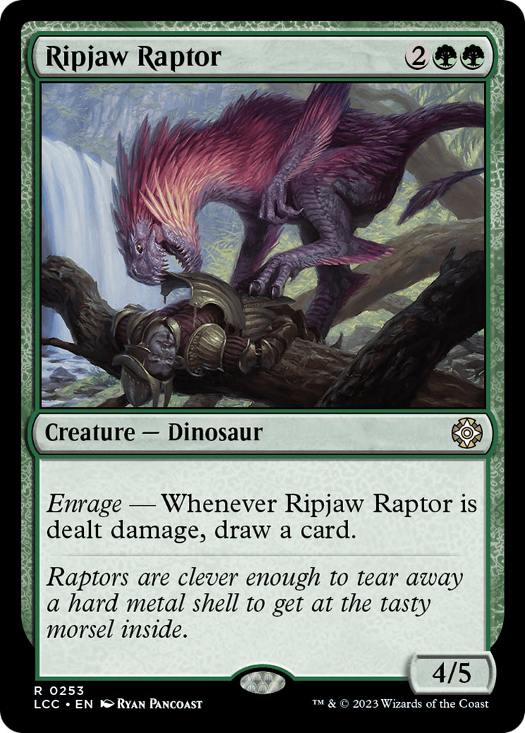 Ripjaw Raptor [The Lost Caverns of Ixalan Commander] | Gamer Loot