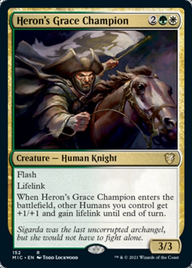 Heron's Grace Champion [Innistrad: Midnight Hunt Commander] | Gamer Loot
