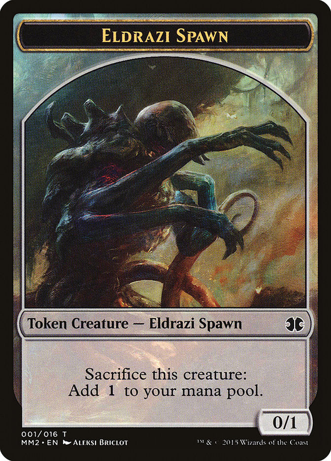 Eldrazi Spawn (001/016) [Modern Masters 2015 Tokens] | Gamer Loot