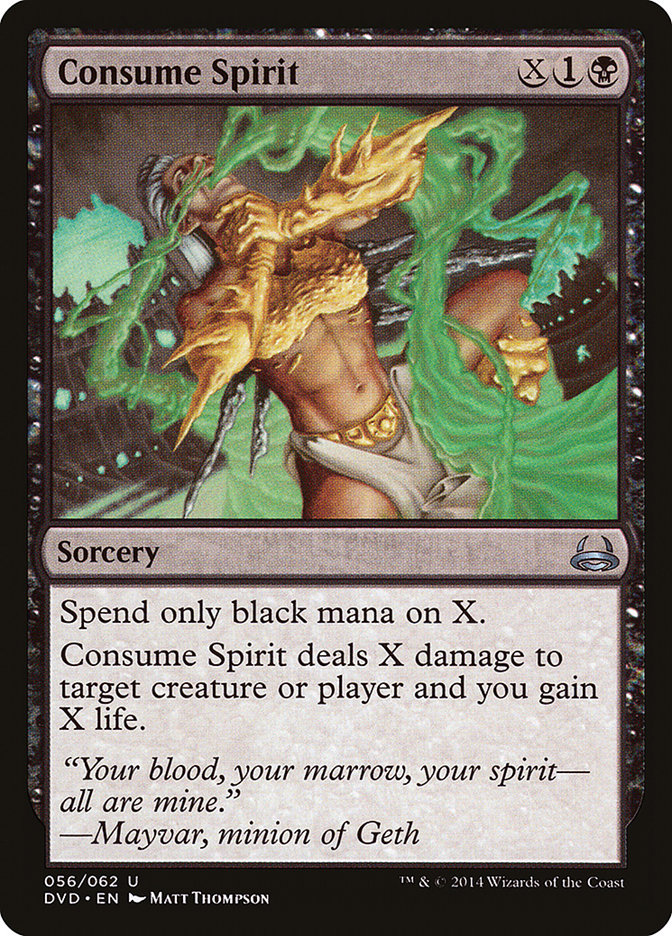 Consume Spirit (Divine vs. Demonic) [Duel Decks Anthology] | Gamer Loot