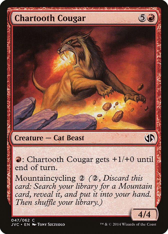 Chartooth Cougar [Duel Decks Anthology] | Gamer Loot