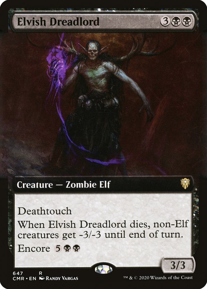 Elvish Dreadlord (Extended) [Commander Legends] | Gamer Loot