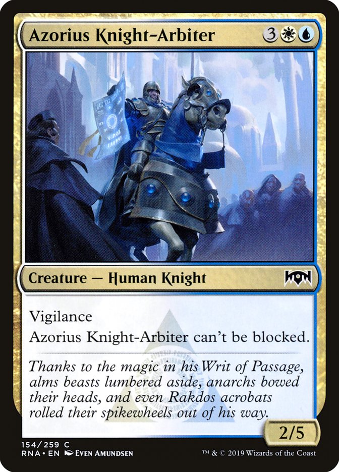 Azorius Knight-Arbiter [Ravnica Allegiance] | Gamer Loot