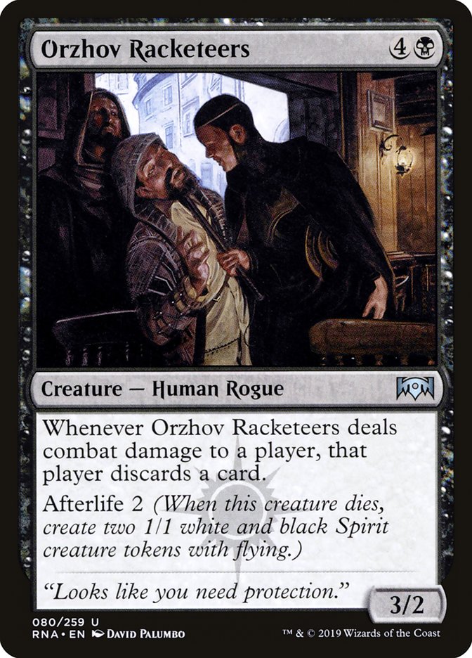 Orzhov Racketeers [Ravnica Allegiance] | Gamer Loot