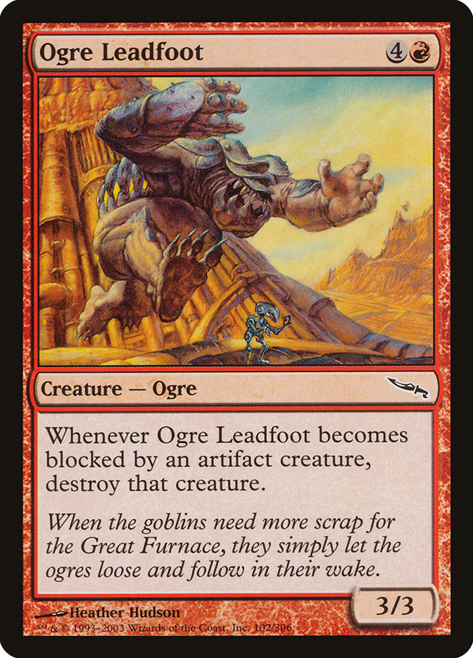 Ogre Leadfoot [Mirrodin] | Gamer Loot