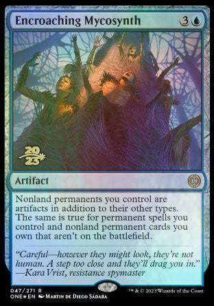 Encroaching Mycosynth [Phyrexia: All Will Be One Prerelease Promos] | Gamer Loot