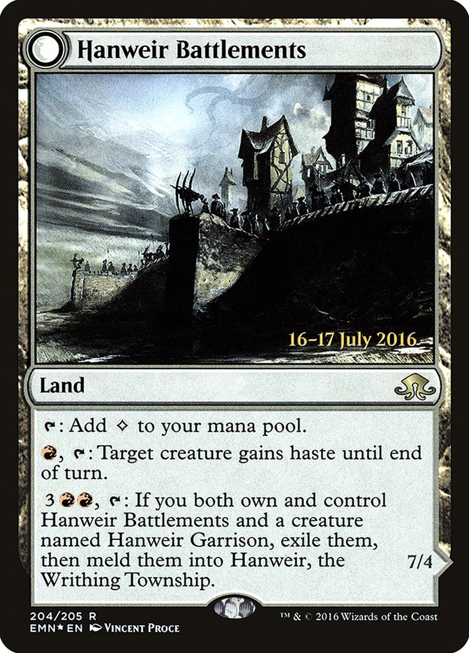 Hanweir Battlements  [Eldritch Moon Prerelease Promos] | Gamer Loot
