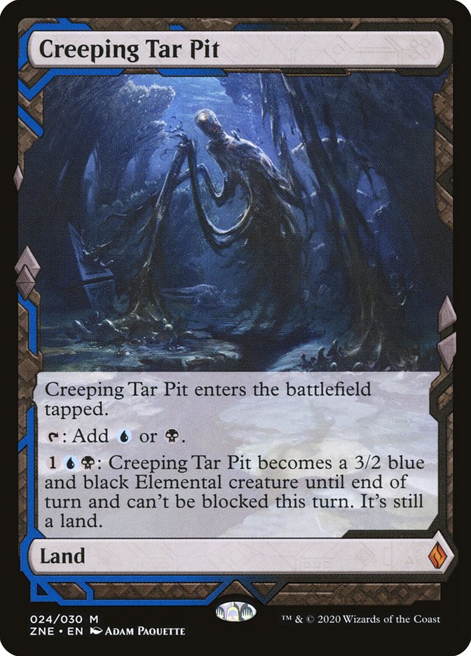 Creeping Tar Pit (Expeditions) [Zendikar Rising Expeditions] | Gamer Loot