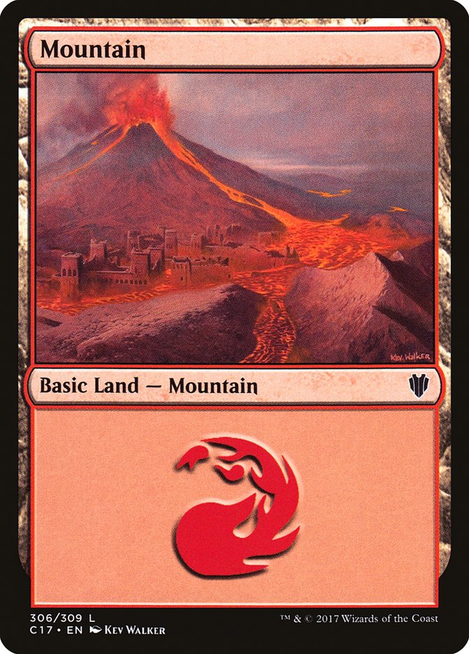 Mountain (306) [Commander 2017] | Gamer Loot