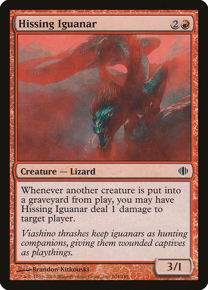 Hissing Iguanar [Shards of Alara] | Gamer Loot