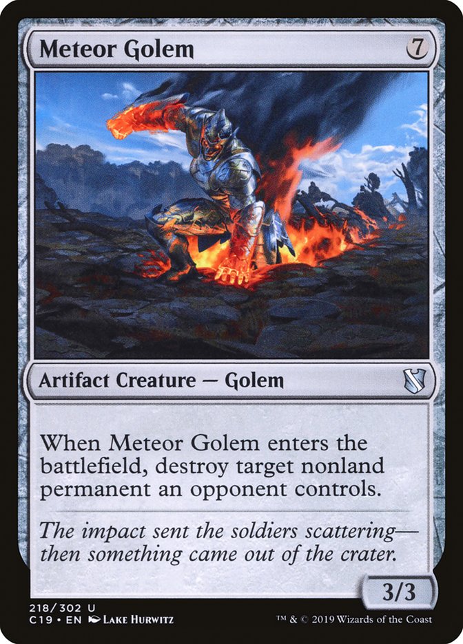 Meteor Golem [Commander 2019] | Gamer Loot