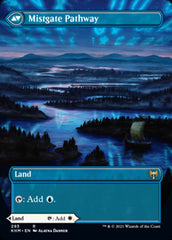 Hengegate Pathway // Mistgate Pathway (Borderless Alternate Art) [Kaldheim] | Gamer Loot