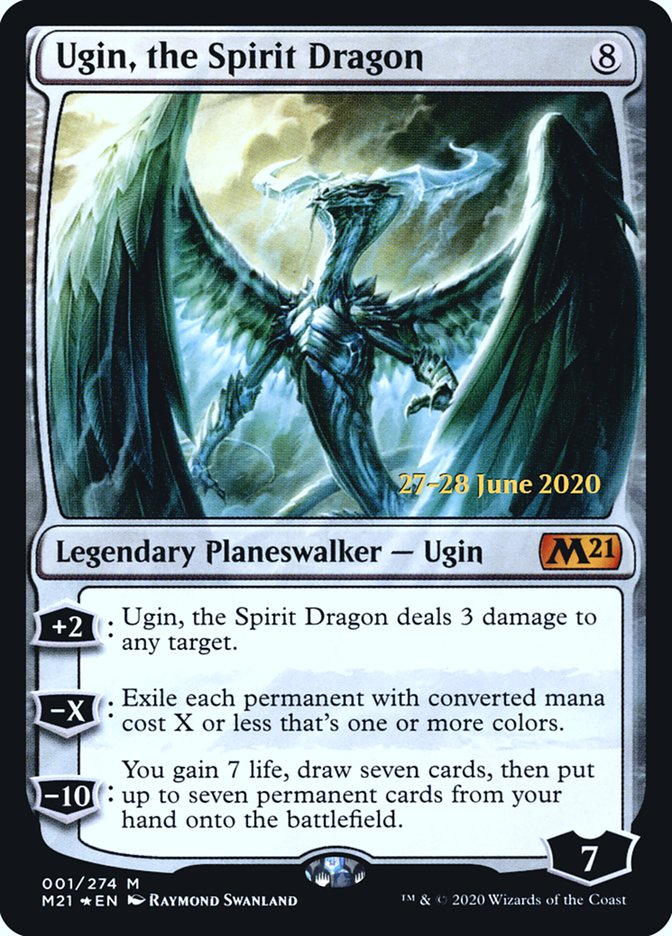 Ugin, the Spirit Dragon  [Core Set 2021 Prerelease Promos] | Gamer Loot