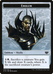 Ob Nixilis of the Black Oath Emblem // Zombie (016/036) Double-sided Token [Commander 2014 Tokens] | Gamer Loot