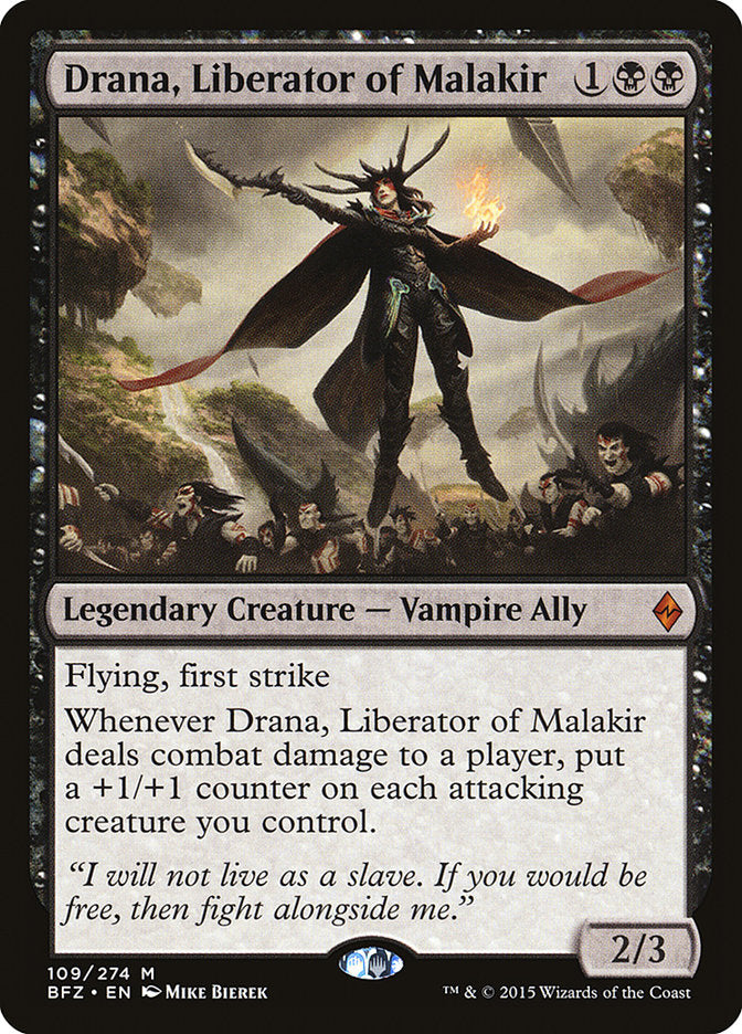 Drana, Liberator of Malakir [Battle for Zendikar] | Gamer Loot