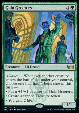 Gala Greeters (Promo Pack) [Streets of New Capenna Promos] | Gamer Loot