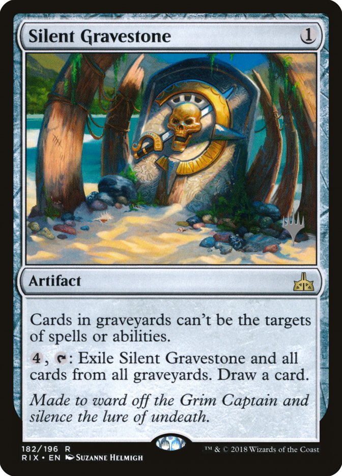 Silent Gravestone (Promo Pack) [Rivals of Ixalan Promos] | Gamer Loot