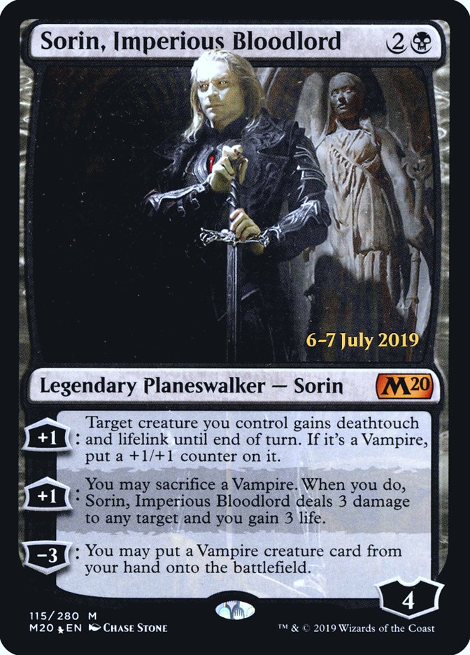 Sorin, Imperious Bloodlord  [Core Set 2020 Prerelease Promos] | Gamer Loot