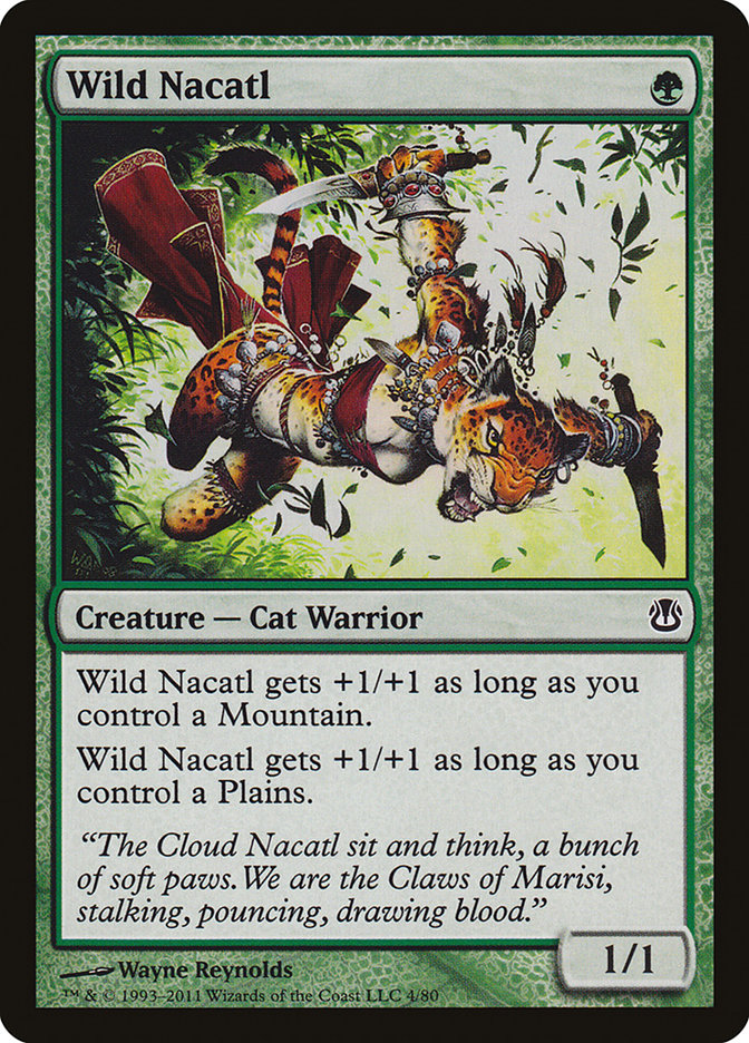 Wild Nacatl [Duel Decks: Ajani vs. Nicol Bolas] | Gamer Loot