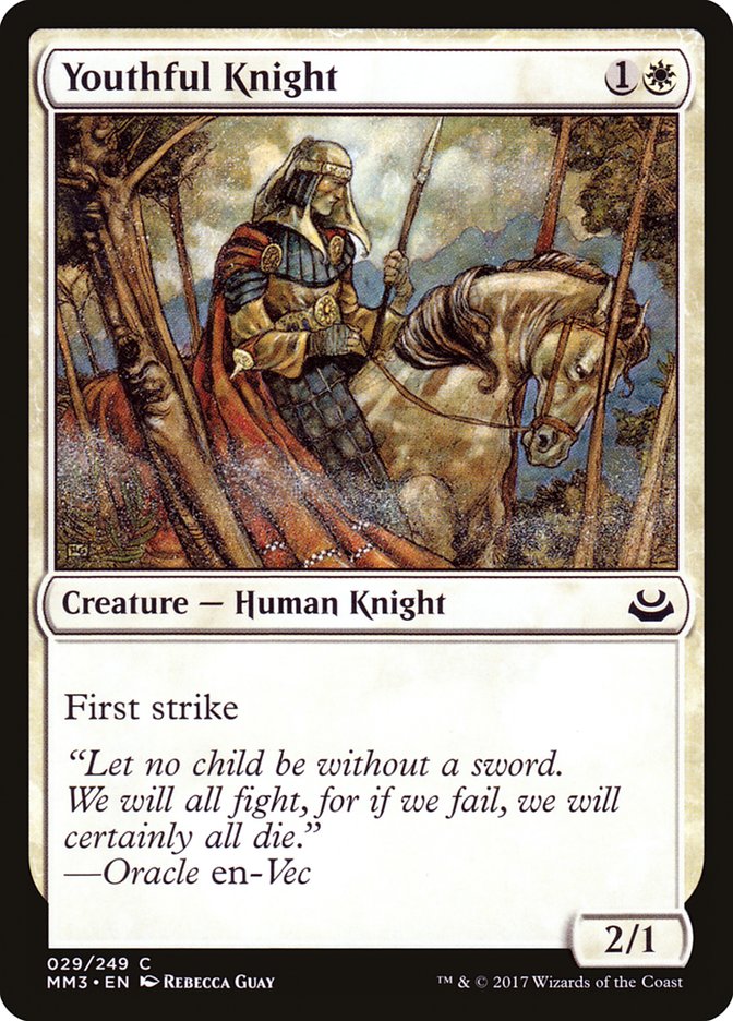 Youthful Knight [Modern Masters 2017] | Gamer Loot