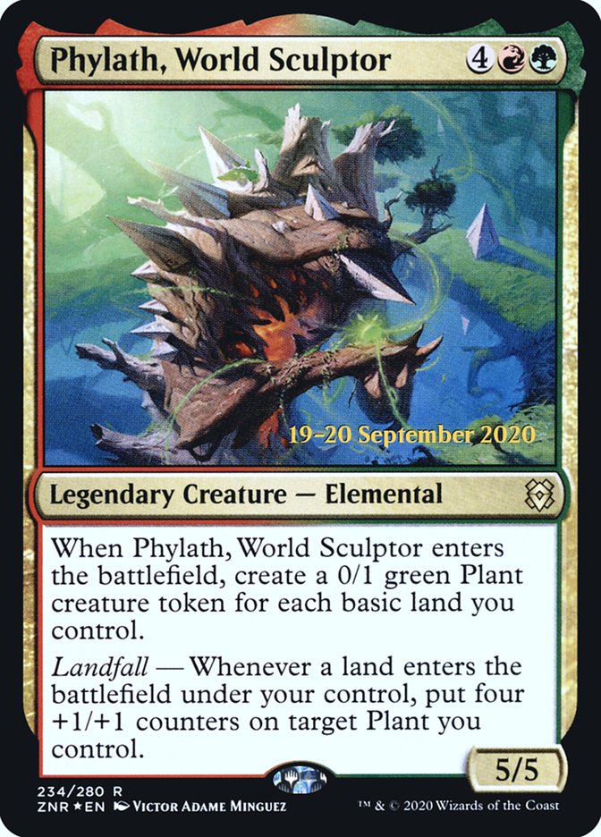 Phylath, World Sculptor [Zendikar Rising Prerelease Promos] | Gamer Loot