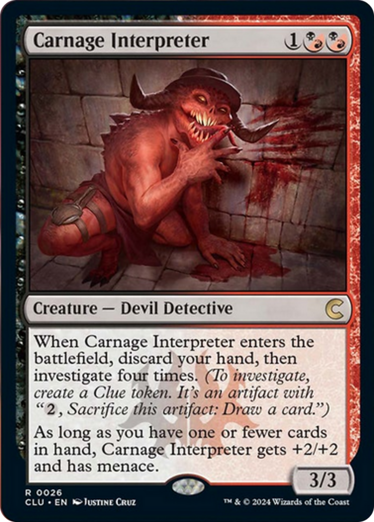 Carnage Interpreter [Ravnica: Clue Edition] | Gamer Loot