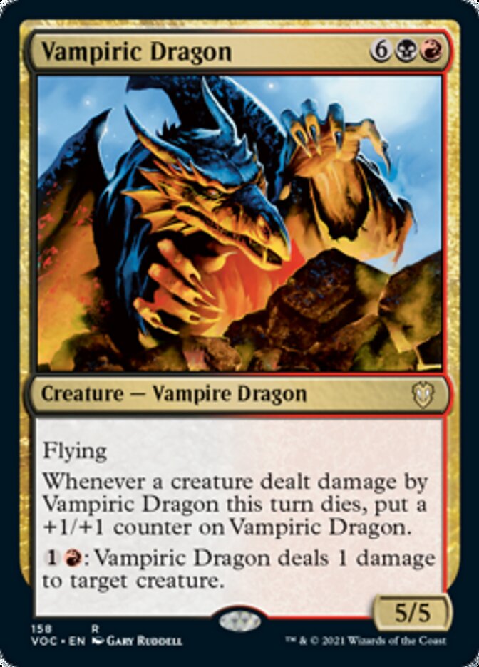 Vampiric Dragon [Innistrad: Crimson Vow Commander] | Gamer Loot