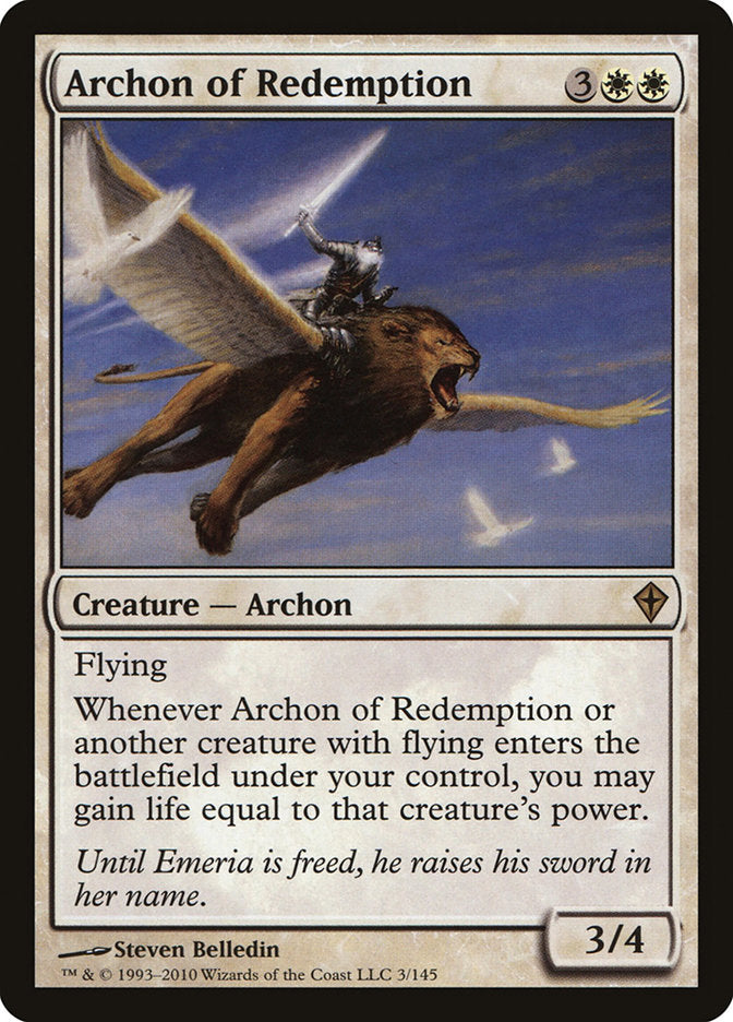 Archon of Redemption [Worldwake] | Gamer Loot