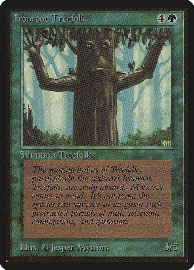 Ironroot Treefolk [Limited Edition Beta] | Gamer Loot