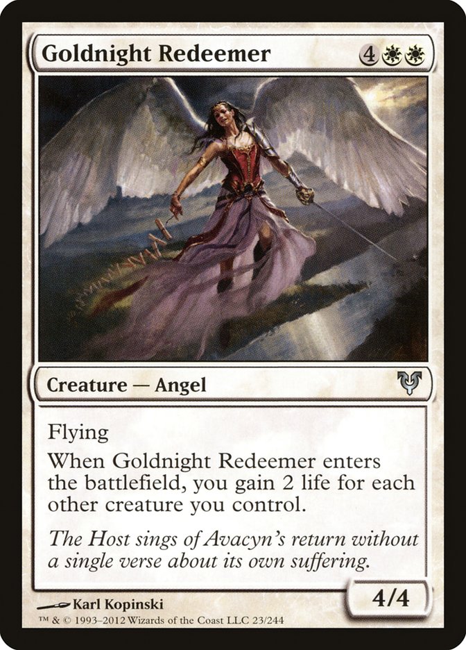 Goldnight Redeemer [Avacyn Restored] | Gamer Loot