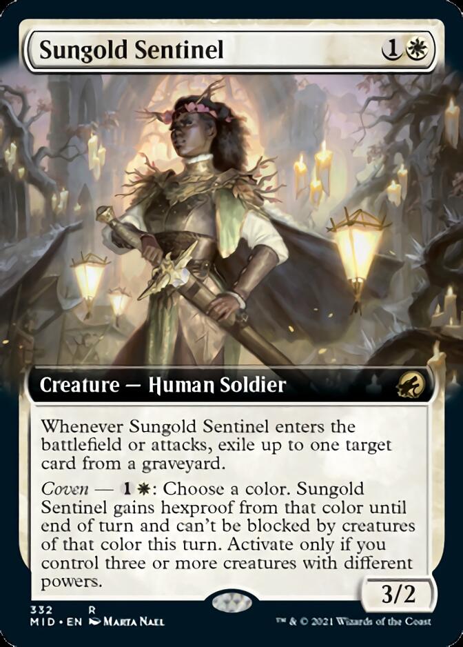 Sungold Sentinel (Extended) [Innistrad: Midnight Hunt] | Gamer Loot