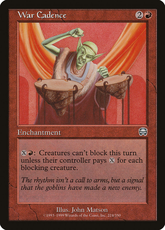 War Cadence [Mercadian Masques] | Gamer Loot